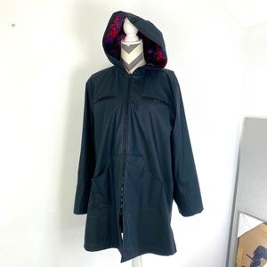 Bob Mackie wearable art vinyl coat